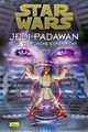 Niemiecka okładka powieści — Jedi-Padawan: Das teuflische Experiment.