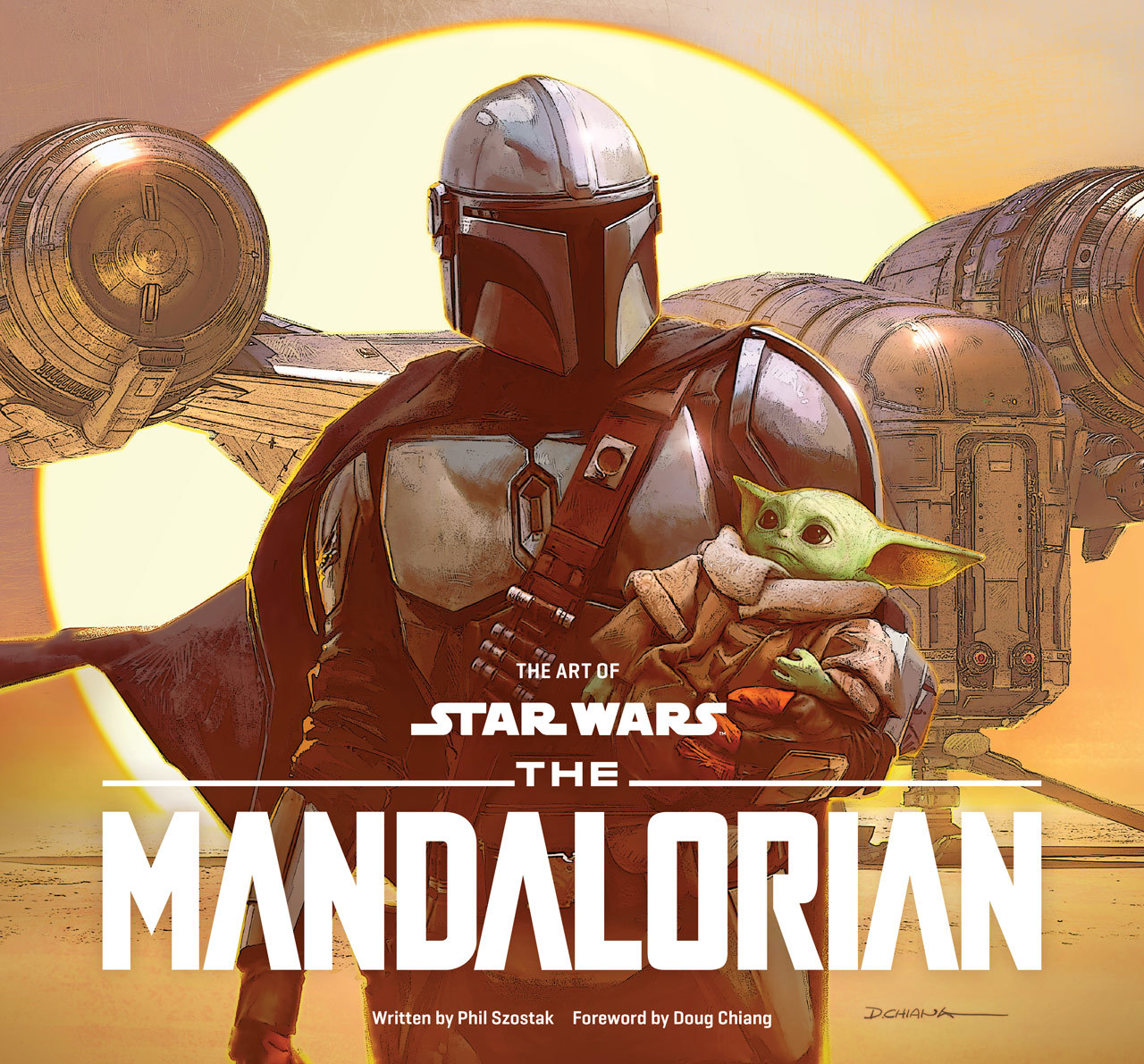 Okładka wydania oryginalnego - The Art of Star Wars: The Mandalorian.