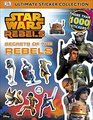 Okładka wydania oryginalnego - Ultimate Sticker Collection: Star Wars Rebels: Secrets of the Rebels.